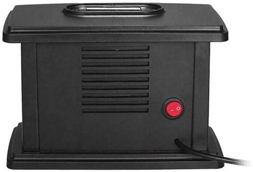 Miniatura 4 de Chimenea eléctrica 1000W estufa de calefacción de pie, calentador Freestand 3D llama estufa quemador caliente