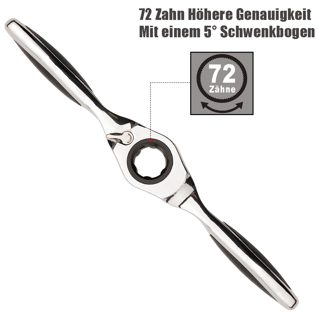 Gewindeschneid-Satz 41-tlg M3-M12 Gewindeschneider Gewindebohrer Werkzeug mit Windeisen, aus Schnellarbeitsstahl, Metrisch inkl Kunststoff-Koffer