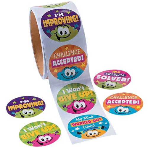 Growth Mindset Stickers, 1 Piece