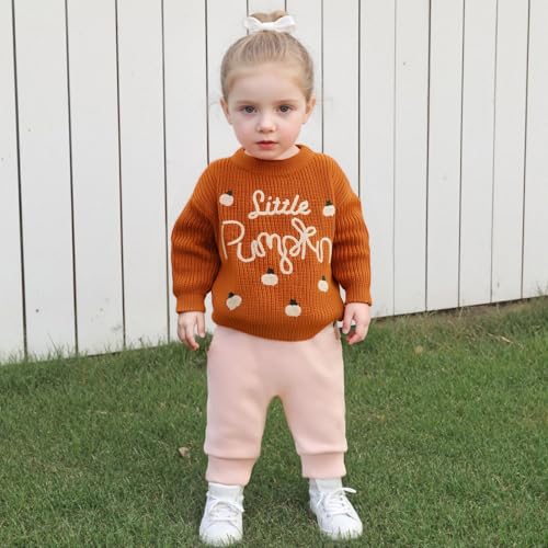 Baby Halloween Sweater Newborn Boy Girl Pumpkin Sweatshirt Pullover Knitwear Winter Warm Outfit Clothes2