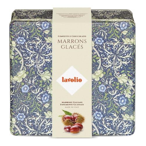 Lavolio Marrons Glacés 230 g- Selección Gourmet con 9 Castañas Glaseadas.