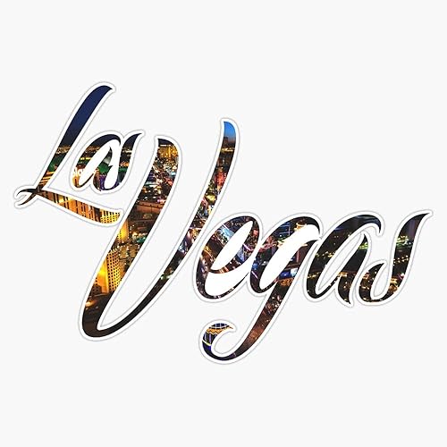 Adhesivo adhesivo de vinilo para parachoques de Las Vegas, 6 mil de grosor, tamaño 5 pulgadas Adhesivo adhesivo de vinilo para parachoques de Las Vegas, 6 mil de grosor, tamaño 5 pulgadas