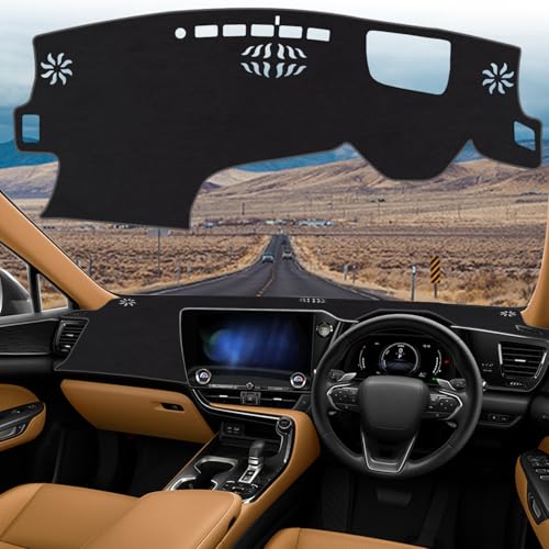 Blazeray レクサス Lexus 新型NX NX250 NX350h NX450+ 20系 2021年11月~現行 専用 ダッシュボードマット ダッシュボードカバー 内装パーツ フランネル素材 インテリア アクセサリー 日焼け対策 耐久性 劣化防止
