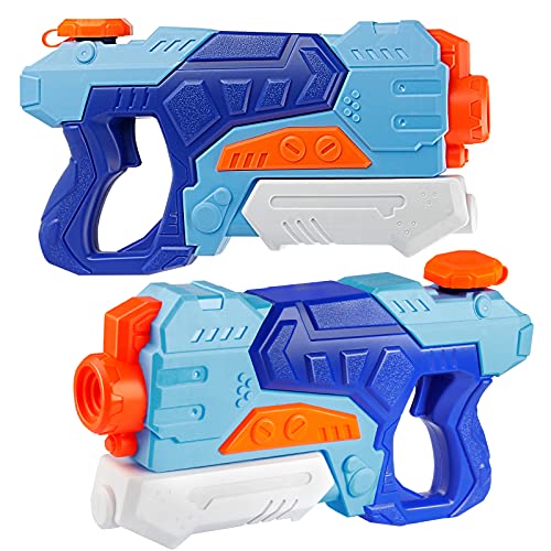 D-FantiX Water Guns for Kids, 2 Pack Super Water Blaster...