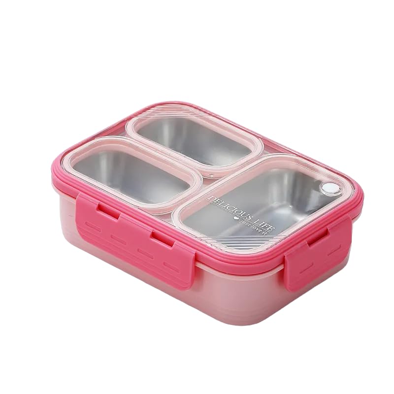 See full amazon price history chart for MyneeMoe Bite to Eat 3-Compartment Bento Lunch Box (620ml): 100% Leak-Proof Design! (Pink) MyneeMoe Bite to Eat 3-Compartment Bento Lunch Box (620ml): 100% Leak-Proof Design! (Pink) (B0D14W2WL4) Amazon Price History, Amazon Price Tracker