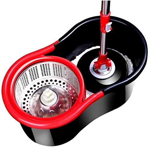 Seau mop rotatif double drive pour laver les sols sans se mouiller les mains