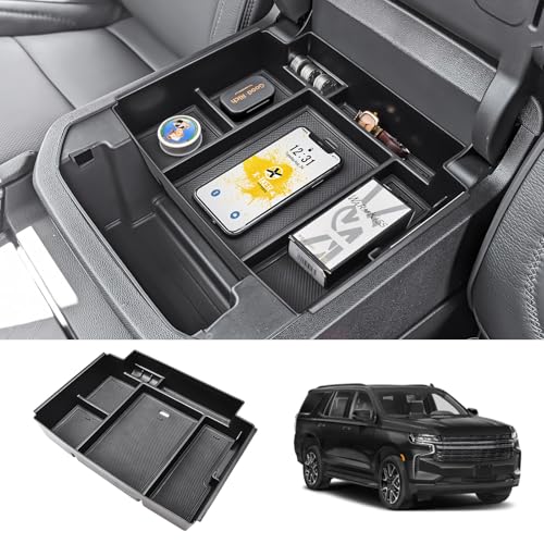 X-TKER Center Console Organizer Tray for Power Sliding Armrest Console