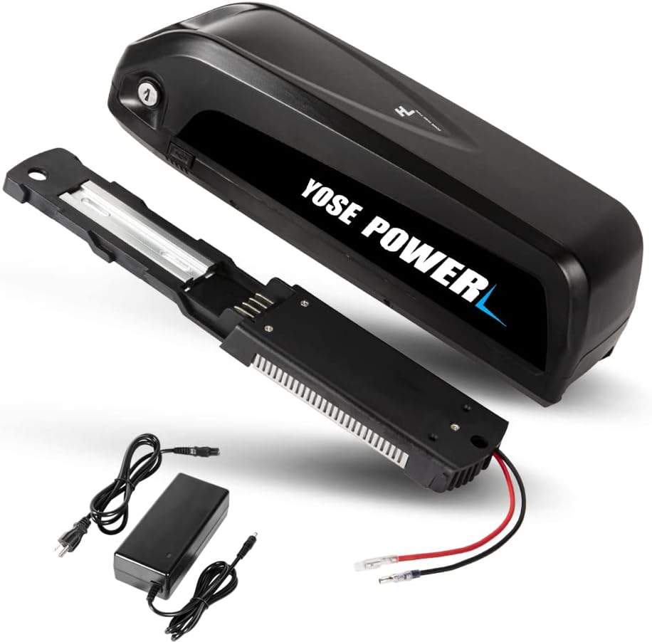 YS YOSE POWER Electric Bike Battery 36V 48V 52V 13Ah 15Ah 17Ah 20Ah Lithium Electric Bicycle Battery for 250W 350W 500W 750W 1000W 1200W 1500W Ebike Motor