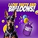 13L Helium Tank for Balloons At Hom Tank Up To 50 Latex Balloons Helium Balloon Kit with 50 Latex Balloons and Ribbons