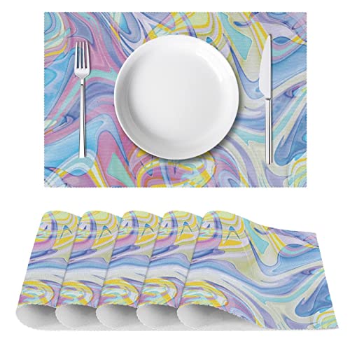 Set de table antidérapant et résistant à la chaleur lot de 6 - 3