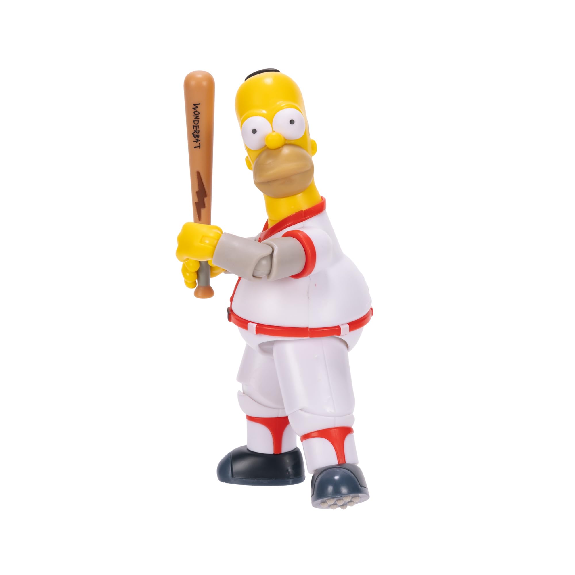 The Simpsons Action Figure da baseball Homer da 12,7 cm, con mazza e cappello rimovibile Wave #3