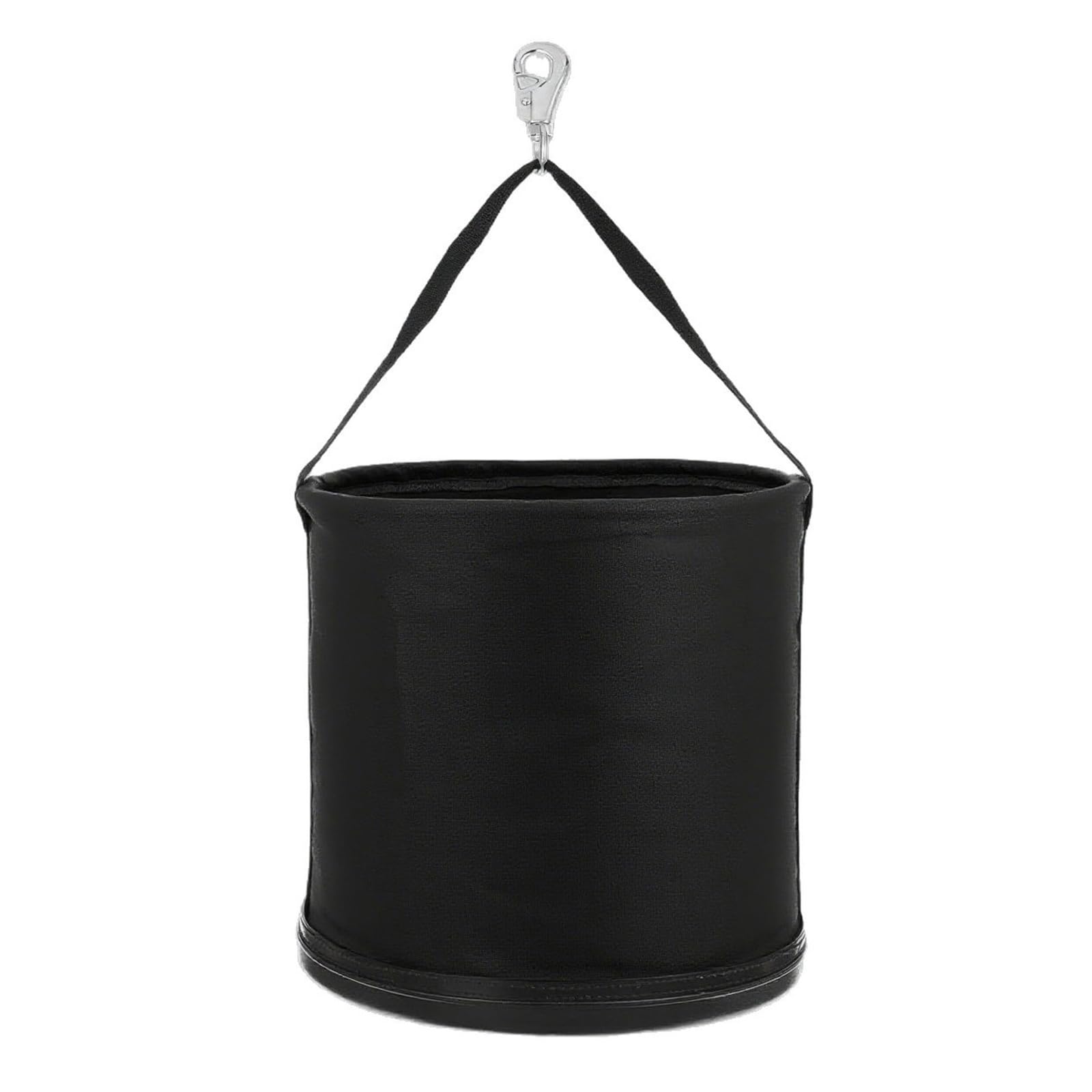 12Inch Hard Bottom Tool Bag Canvas Utility Bucket Multiple Pockets Adjustable Shoulder Strap for Organized Storage Canvas Utility Bucket Tool Bag