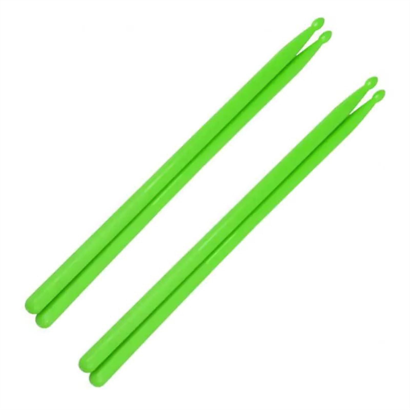 Schlagzeug-Zubehör 5A Bunte Drumsticks Aus Nylonmaterial, Langlebige Jazz-Dumb-Übungs-Drumsticks Für Anfänger (Color : Green)