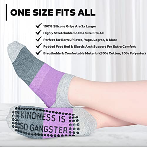 Image of Life By Lexie Sticky Grip Socks for Barre, Pilates, Lagree, Yoga, Dance Non Slip Women's Socks