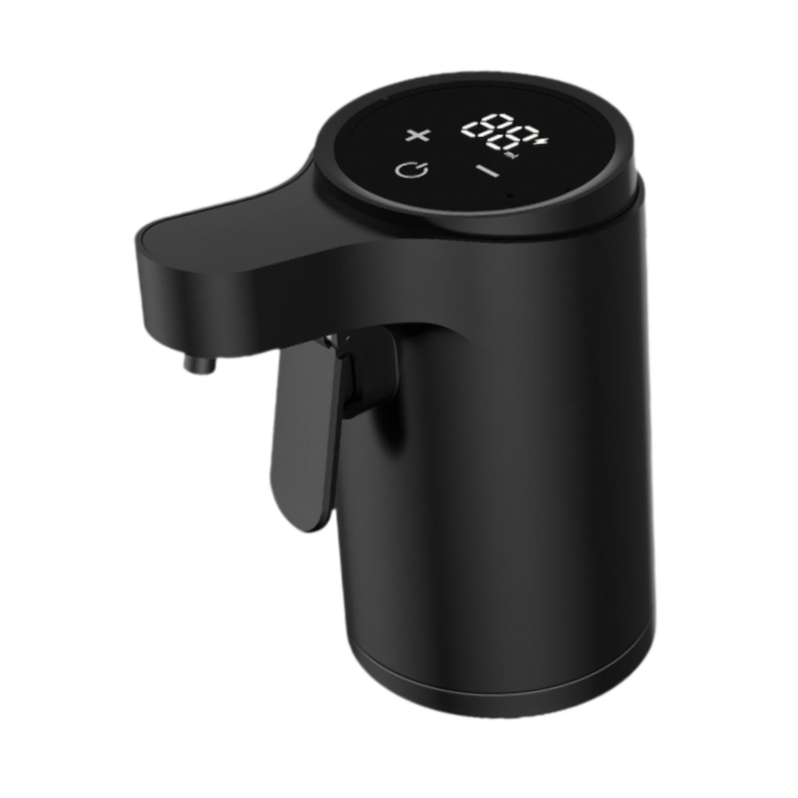 Qianly Distributeur de Vin Automatique Électrique Verseur Décanteur Aérateur et Accessoires pour Femmes Fabriqué En Pp avec Tube Flexible Anti-g, Noir
