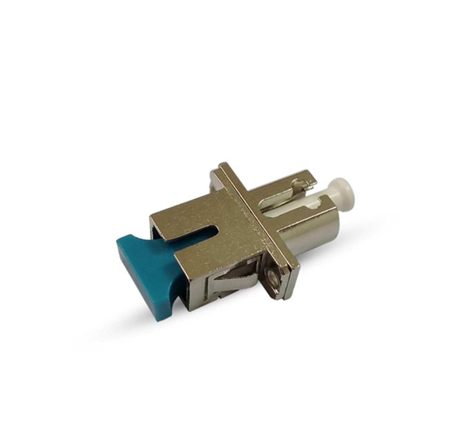 Adaptateur Hybride LC-SC, connecteur Fibre Optique Femelle-Femelle, SM MM A, boîtier métallique UPC, Vert, Bleu, Noir, Gris(Blue)