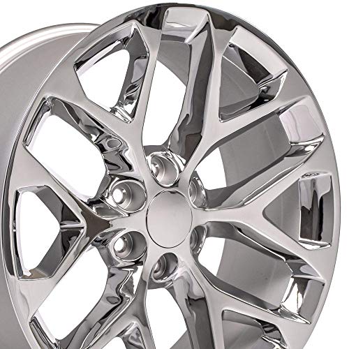 OE Wheels LLC 22 inch Rim Fits Chevy Silverado Snowflake Wheel...