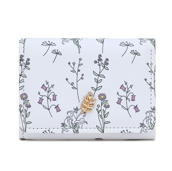 Beautiful Floral Design Ultra Slim Bi-Fold Wallet for Women and Girls | Slim PU Leather RFID Blocking Wallet for Girls, Gift, Sister, Friend-image-12