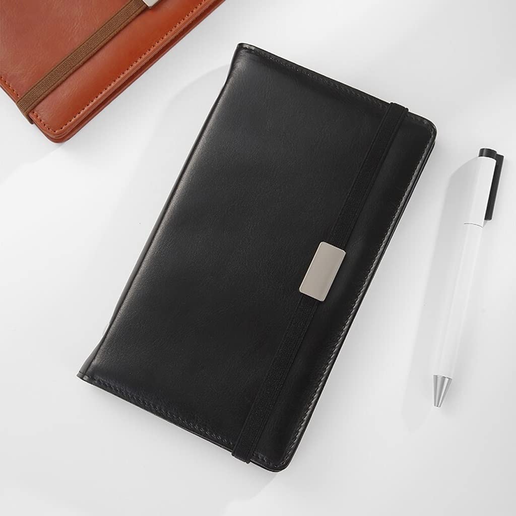 Etui na karty dla kobiet/mężczyzn Biznesowa książka na wizytówki z miękkiej skóry PU 180 wizytówek duża pojemność torba na wizytówki książka buissnes etui na karty (kolor: A)