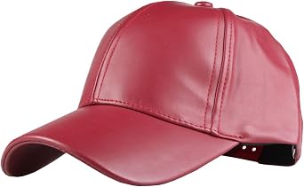 Adjustable Cap Baseball Cap Outdoors Casual Hat Sports Cap Leather Hat for Wen and Men