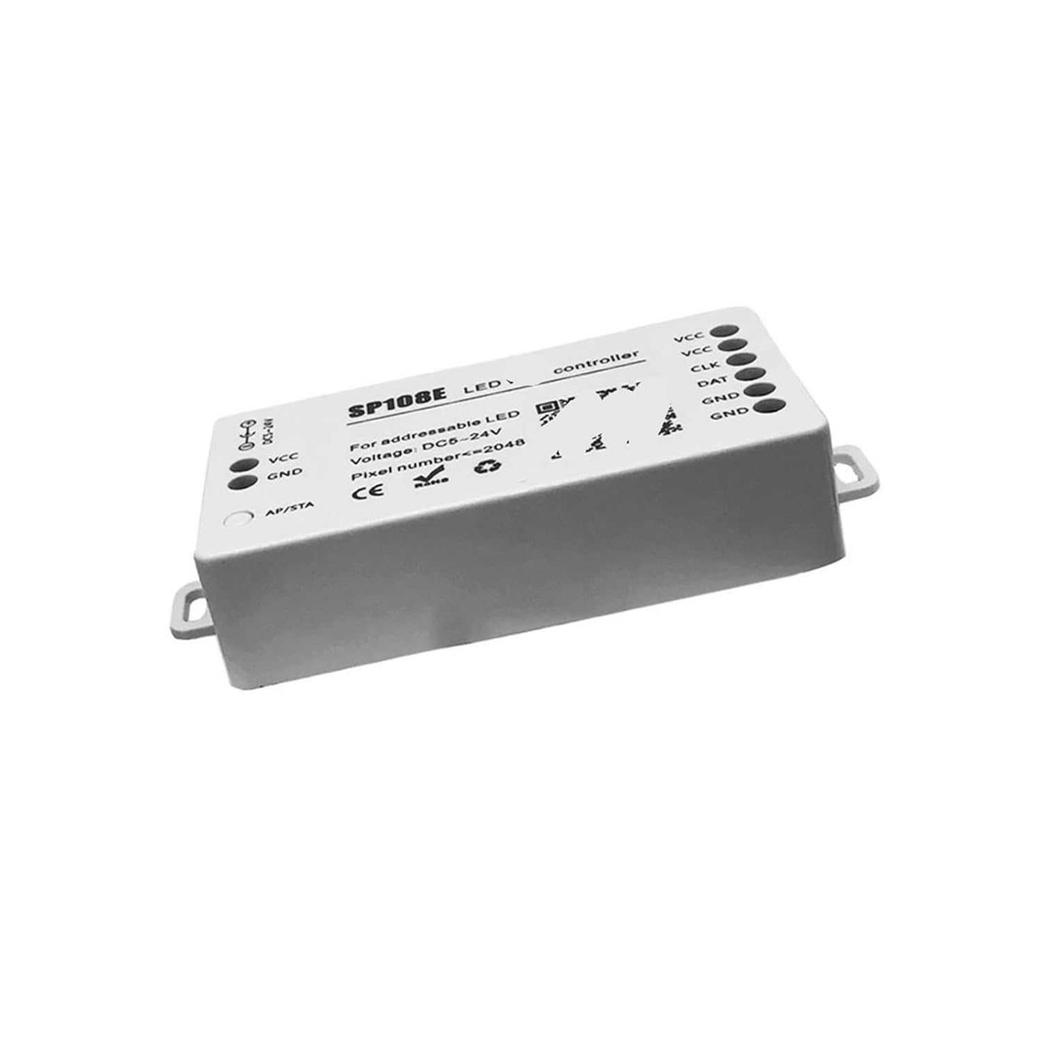 DC5-24V SP108E Controller for 3-pin 4-pin 5050 RGB LED Strips
