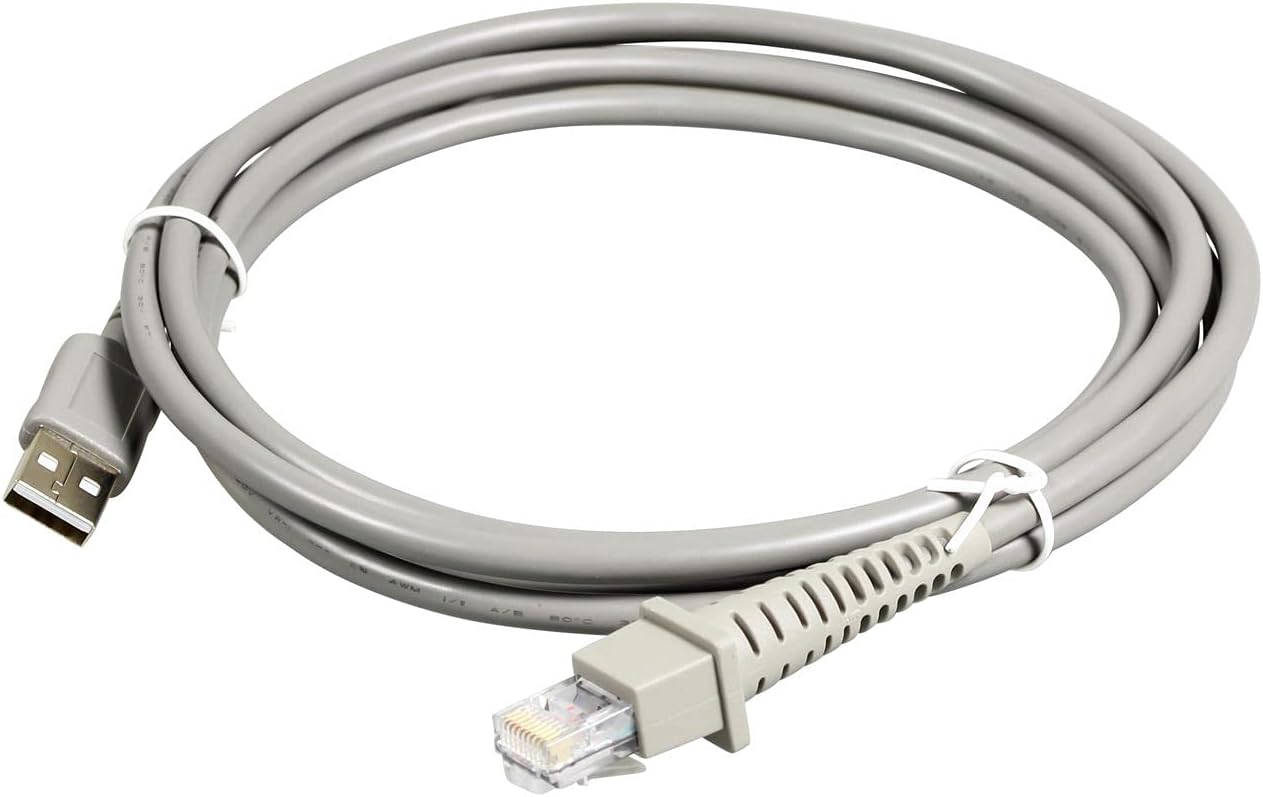 Datalogic 90A052065 2M (USB Certified), Cable, Enhanced, Power Off Terminal, Straight, Type A, USB