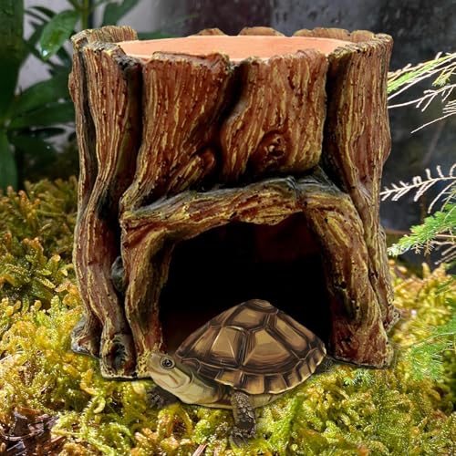 Tronc d'arbre artificiel pour cachette de serpent et amphibiens