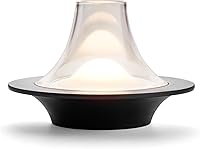 Vista 10 de Owlpack Puff Lámpara de mesa LED recargable inalámbrica con atenuador ajustable, color marrón oliva