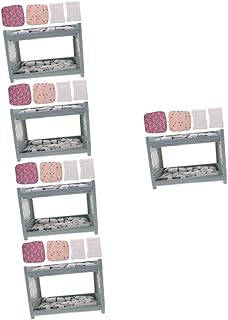 Ipetboom 5 Conjuntos De Cama De Hamster Porquinho Da Índia Cama De Hamster Cama De Beliche De Porquinho Da Índia Cama De Rede Quente Cama De Rede Quente Porquinho Da Índia Esconderijo De