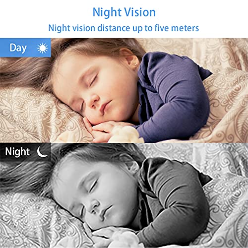 Uniojo Indoor Security Camera, 2.4Ghz Wifi Camera With Motion Alert & Night Vision, Baby Camera Monitor With Two-Way Audio, Work With Alexa，Pet Camera For Home Support Cloud Storage And Sd Card #TOP1