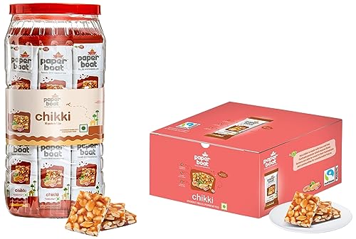 Image of Paper Boat Chikki, 800G Pet Jar +, 30 Units X 28 Gm