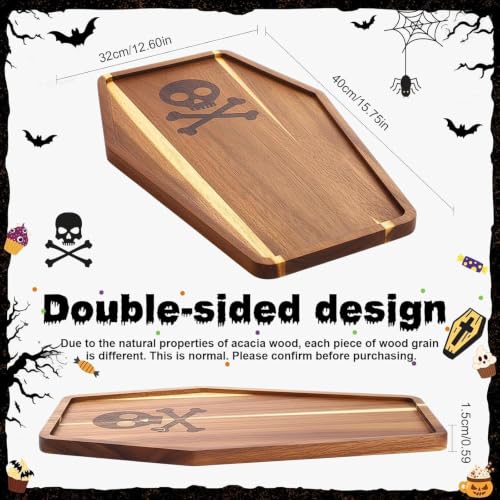 Charcuterie Board Double-Sided Appetizer Serving Tray Serving Board – Bild 5