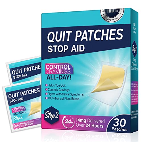 XWXUANYE Adesivos de 14 mg Step 2, Stop Patch, Aid, Anti-adesivos...