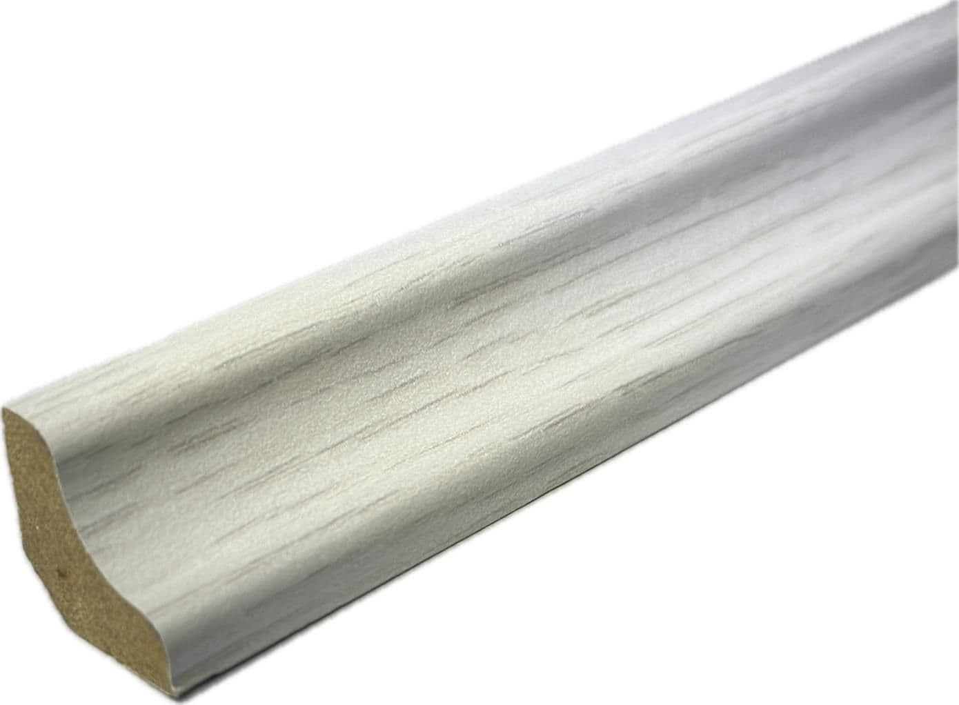 Laminate & Wood Floor Scotia Beading 818 Ash Grey (2.4m Length - 18mm Scotia) (White Oak, Pack of 5) โ image 1