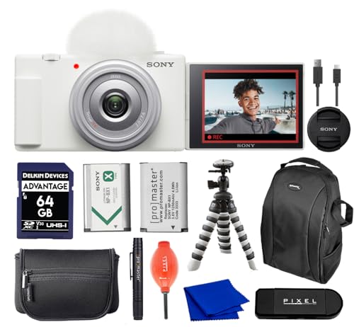 Sony ZV-1F fW^J(zCg) + 64GB + LEDCg + \obe[ + \[d + XpC_[Or + ̑ (17Zbg)B