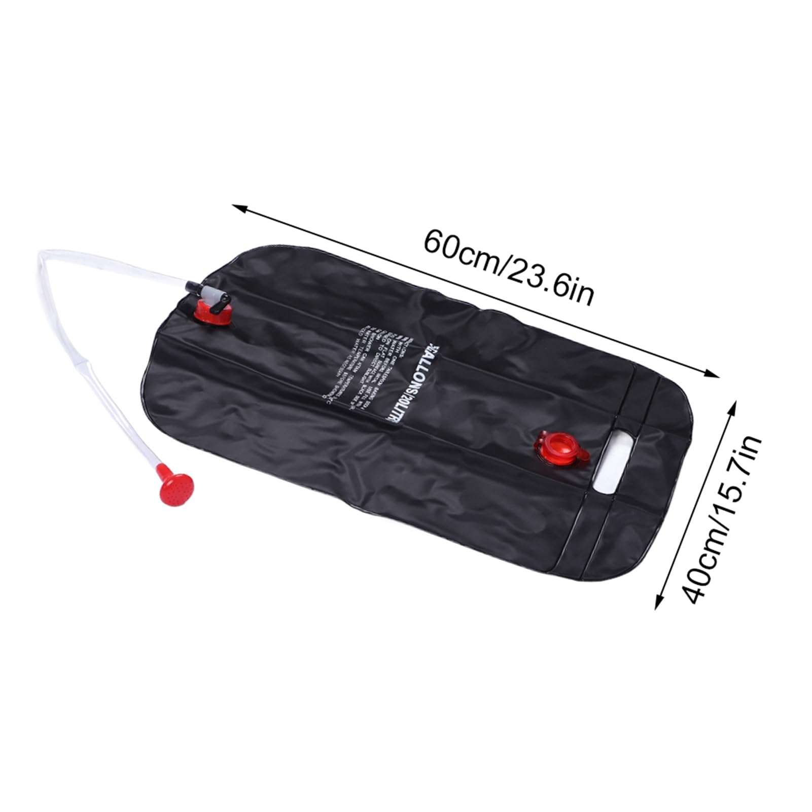 NDNCZDHC 5gallons/20liters Solar Heated Portable Shower Bag with Shower Head and Tap Camping Shower Bag Solar Shower Bag for Outdoor Travel