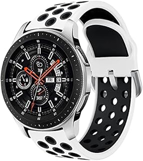Syxinn Compatible for 22mm Strap Galaxy Watch 3 45mm/Galaxy Watch 46mm/Gear S3 Frontier/Classic Straps Band Silicon Wristband Bracelet for Moto 360 2nd Gen 46mm/Huawei Watch GT 2 46mm/Ticwatch Pro