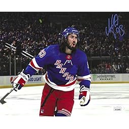 New York Rangers Mika Zibanejad Autographed 8x10 Photo