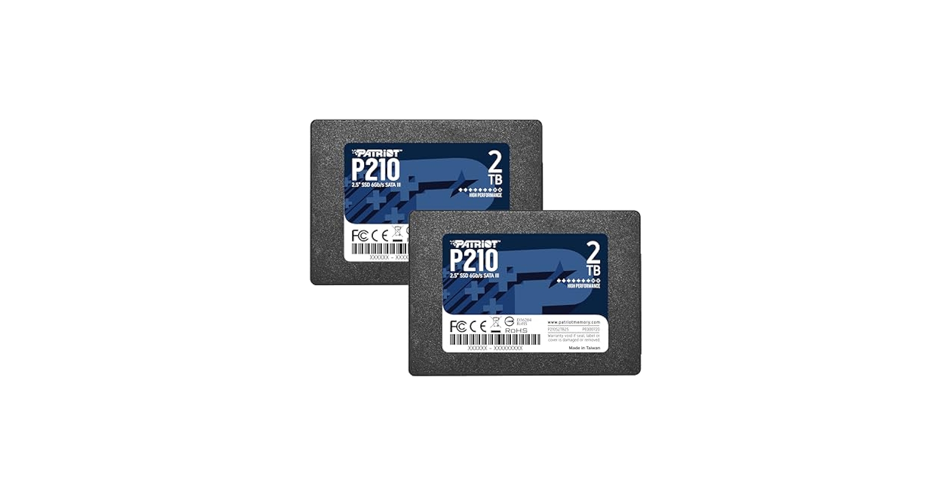 Amazon.com: Patriot P210 2TB Internal SSD 2 Pack - SATA 3