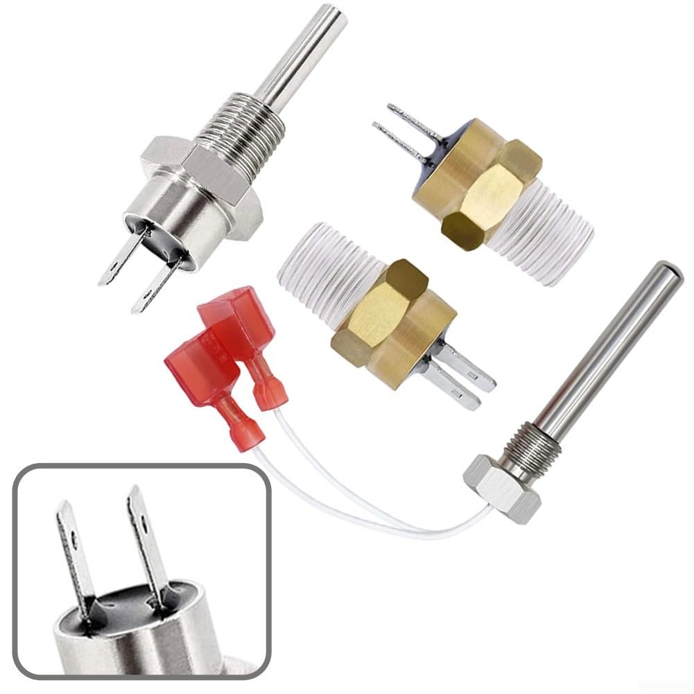 Kit de reparación de calentador de piscina para Pentair con sensor de humo de pila y termistor, incluye interruptor de límite alto y sensor de temperatura del agua de salida de entrada para