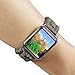 XUANTAI Paracord Apple Watch Band Compatible with 42mm and 44mm Apple Watch, Survival Gear Paracord Band with Leather Adjustable Shackle