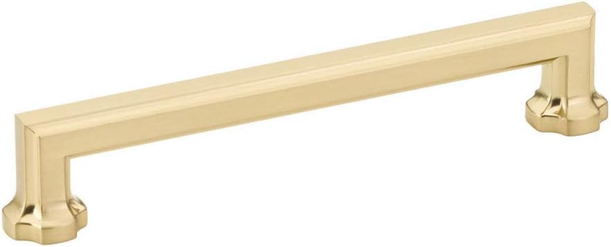 Schaub Empire Collection 6 in. (152mm) Pull, Signature Satin Brass - 885-SSB