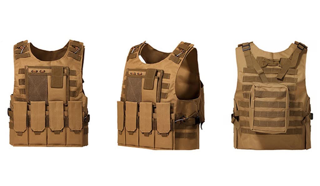 Chaleco Táctico de Combate Militar CS Game Cosplay Entrenamiento Formación Caza Asalto Camuflaje Chaleco del Portador para Niños