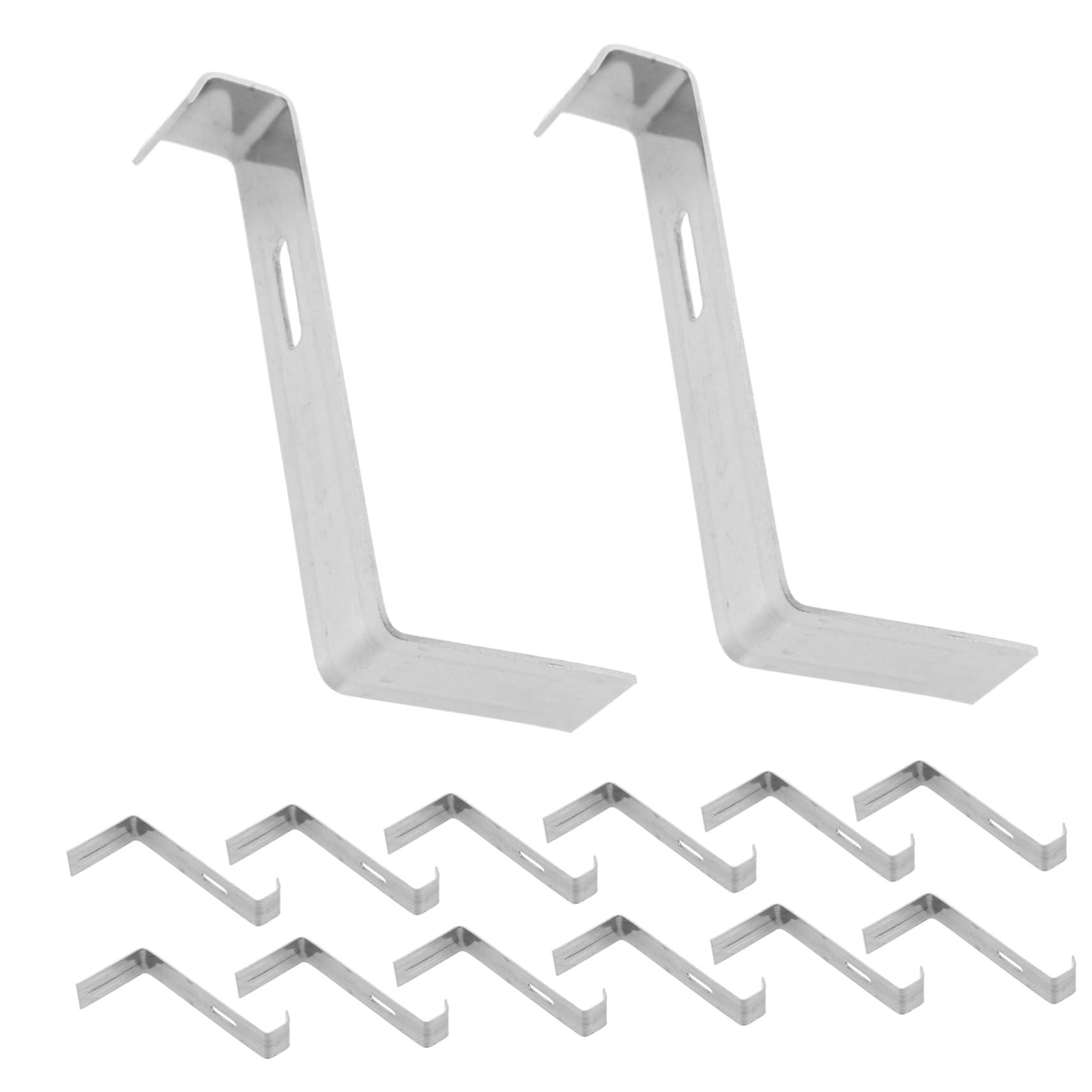 Gadpiparty 60stücke Dachziegelclips Aus Edelstahl Robuste Rutschfeste Metallclips Für Befestigung Von Dachziegeln Verstärkt Für Wetterbedingungen