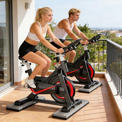 Tapis de vélo d'intérieur isolant pour support de sol et musculation - 4