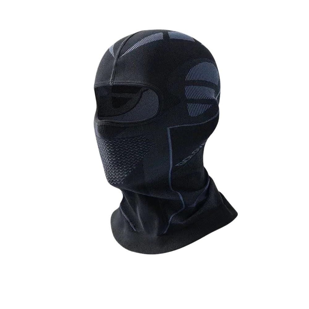 LZM-DIEWLEI Cold Weather Balaclava Ski Mask Thermal Polar Fleece Men Women Winter Neck Gaiter Ski Motorcycle (Blue-Black)