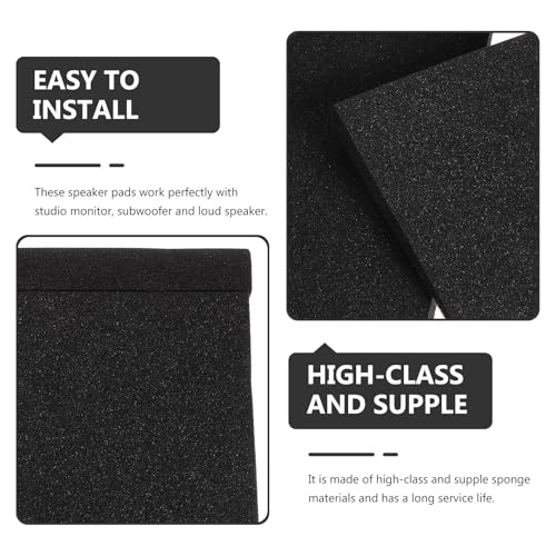 6pcs Speaker Isolation Pads Acoustic Noise Isolation Cushions for Sound Absorption for Studio Monitors and Home miniatura 7