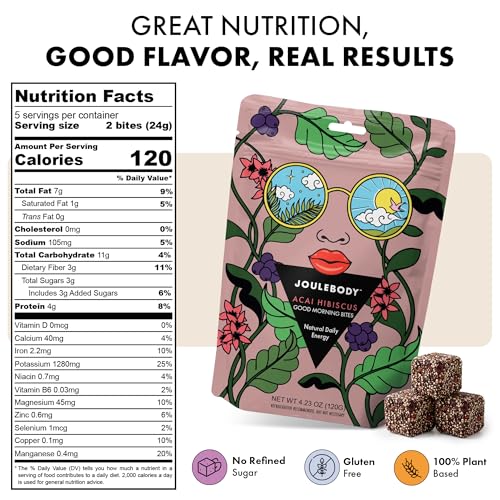 JOULEBODY Superfood Acai Hibiscus Bites - Barra Proteica miniatura 2