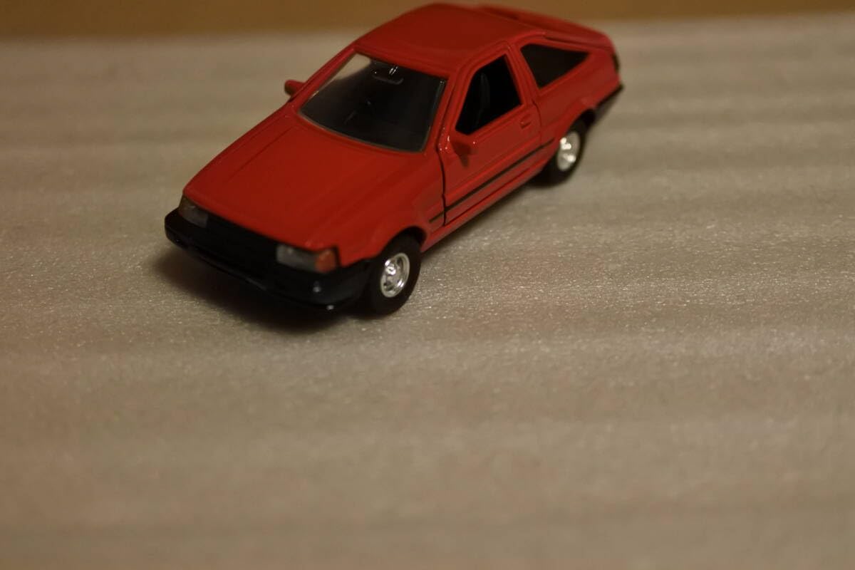 ダイヤペットトヨタレビン1600GT ダイヤペットG-29 トヨタ カローラ レビン 1600GT AE86 赤 初期