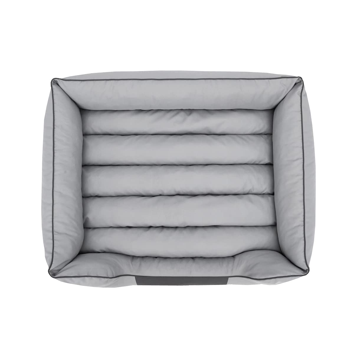 Comfort Hundematratze, Hundebett für Kleine, Mittlere, Große Hunde - Robustes, wasserdichtes Hundekissen, kuscheliges Schaum Tierbett, Outdoor & waschbar Hundematte - 85x65x24cm Grau